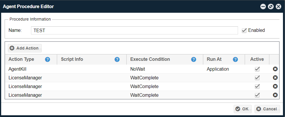 Agent Procedure Editor