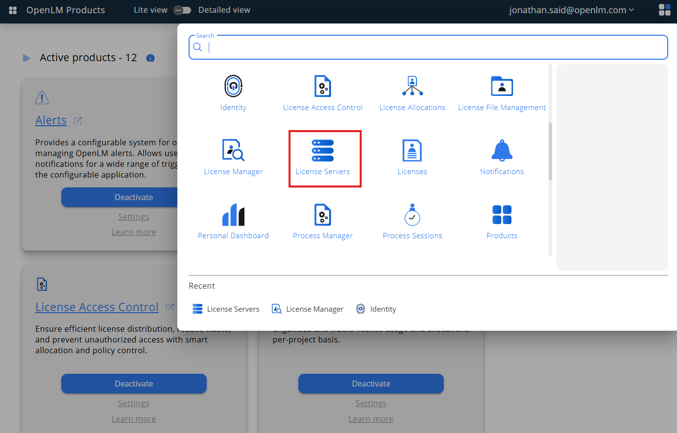 On left menu, select Pending Server