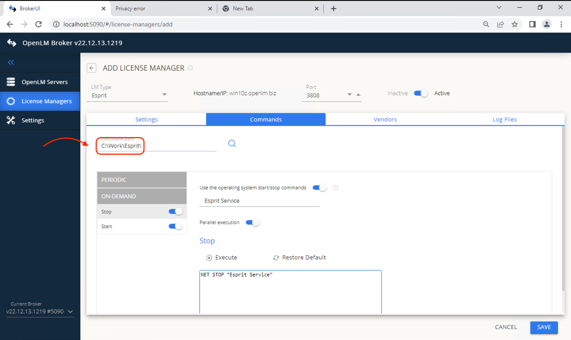 Go to Vendors tab -&gt; Add Vendor. Enter a descriptive name. IMAGE 58