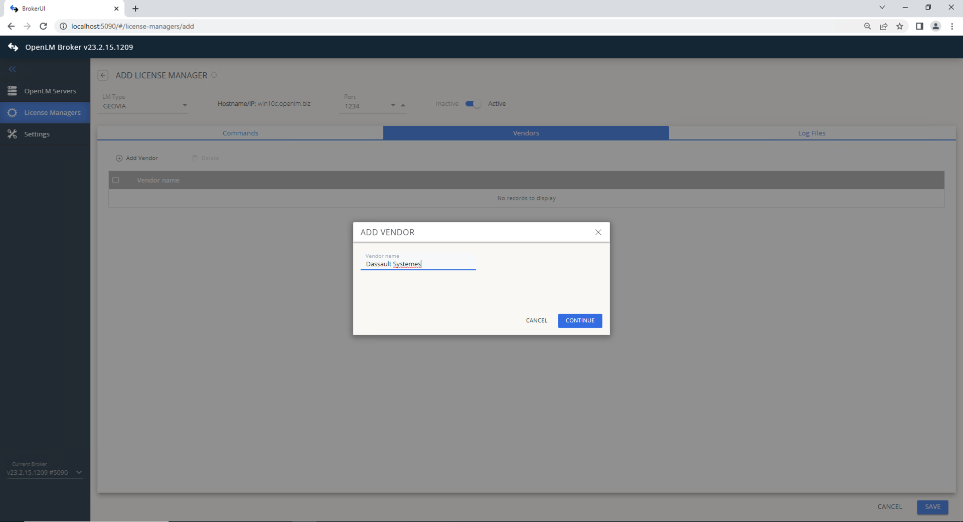Save and restart Broker.