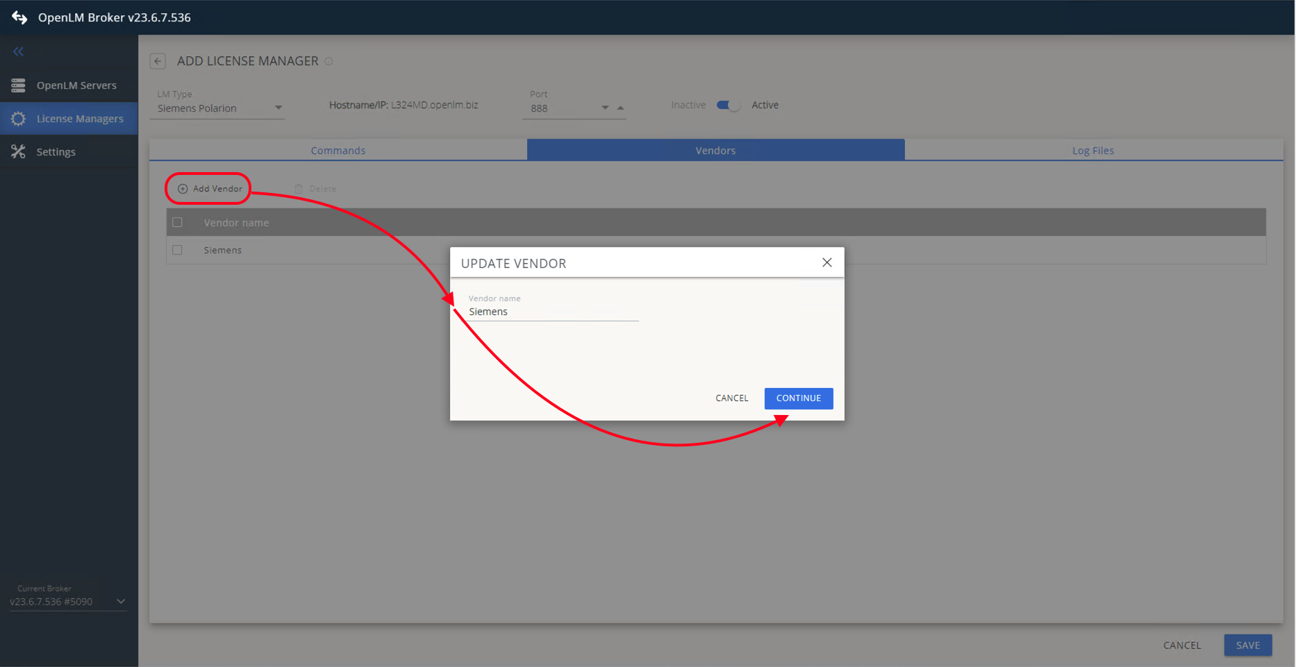 Go to the Log Files tab. IMAGE 30