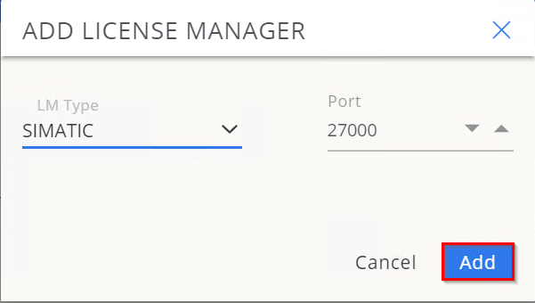 License manager type selection