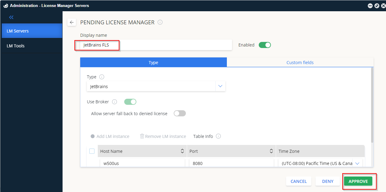 Approve JetBrains FLS in EasyAdmin