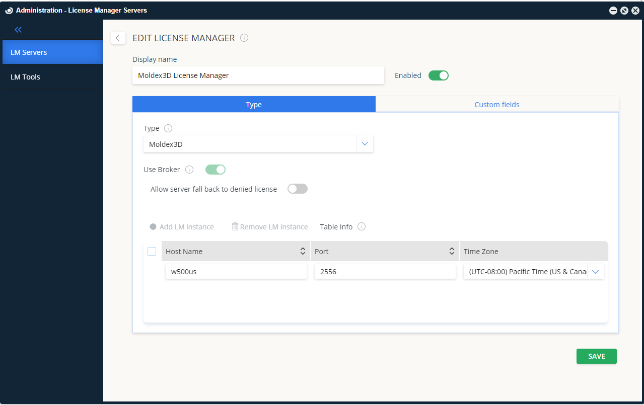 Manual server configuration for Moldex3D