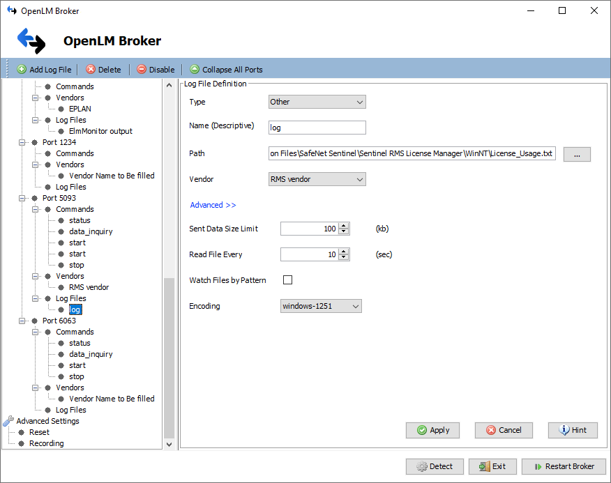 Manual Broker configuration