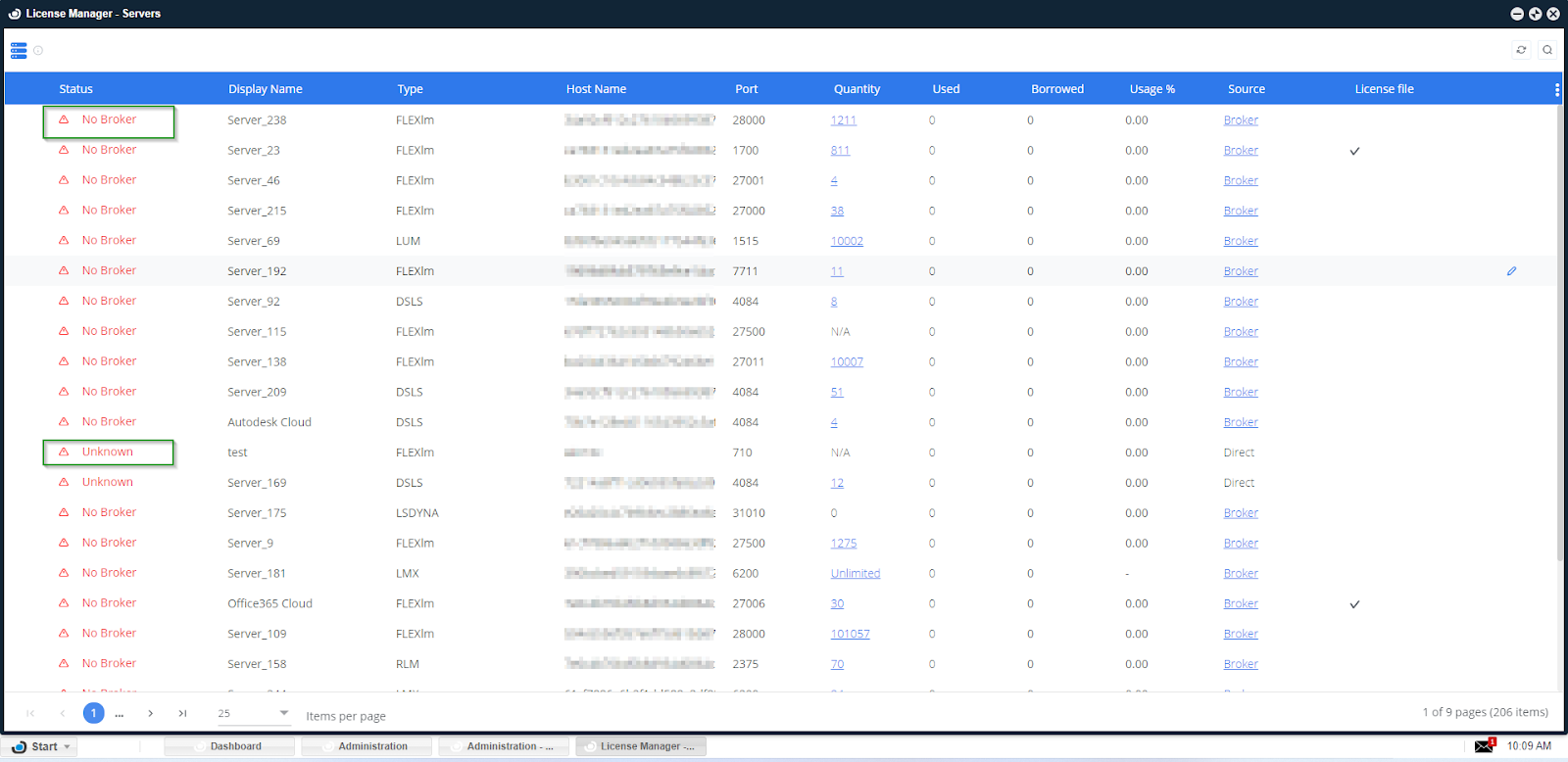 Description of each possible Broker error