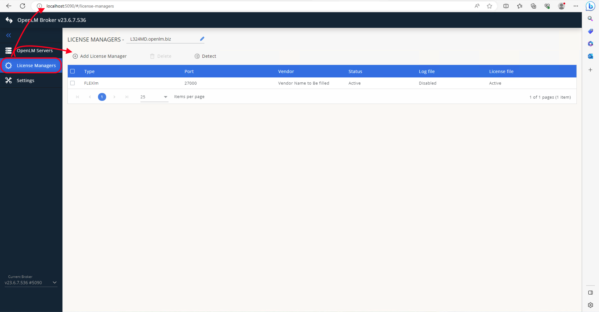 Presto を選択して追加