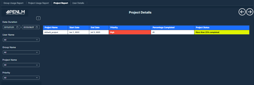 プロジェクトレポート（Project Report）