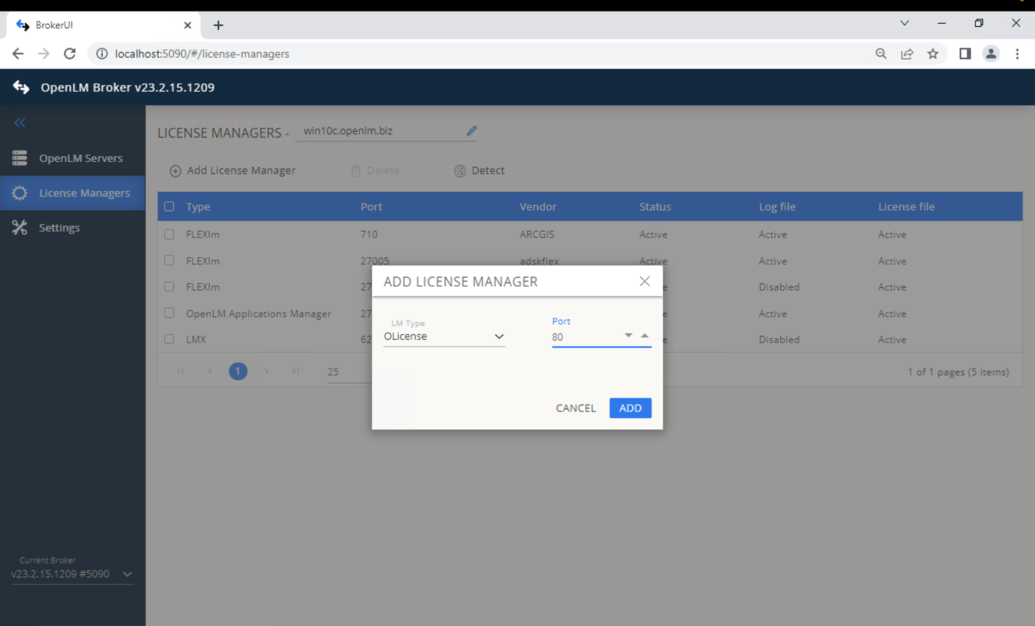 Add OLicense manually