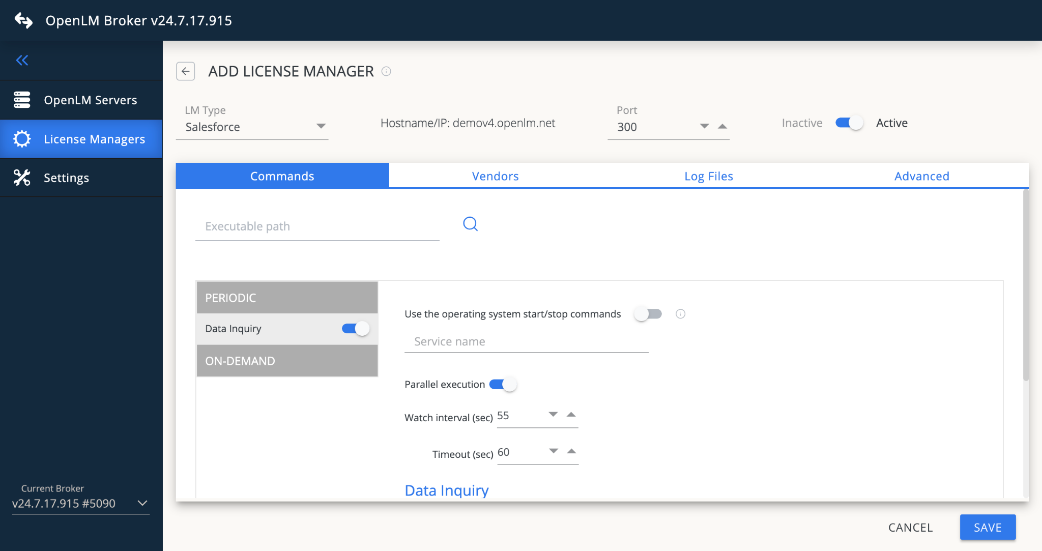 Diagram of how OpenLM interfaces with Salesforce